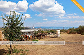 Вид с базы конных прогулок на г. Тепе-Оба в Феодосии